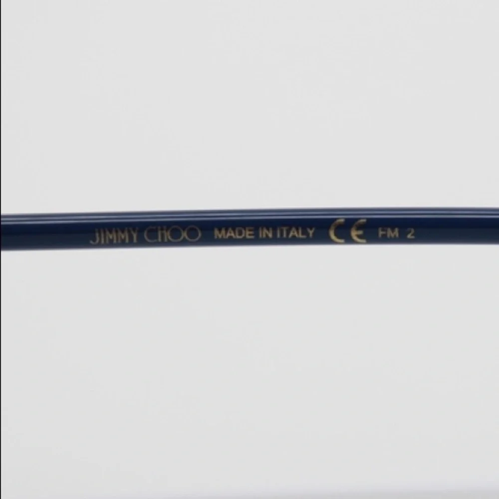 NEW JIMMY CHOO SUNGLASSES JIMMY CHOO LETI/S LKS BLUE WOMEN’S EYEWEAR JIMMY CHOO - Picture 10 of 11